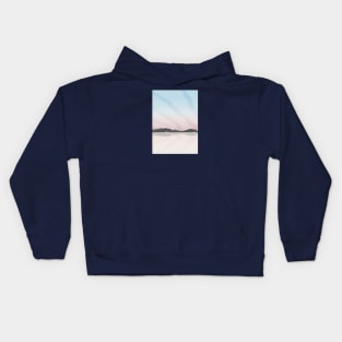 Sunset on the Salt Flats, Utah Kids Hoodie